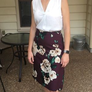 Anthropologie Peony A-line Skirt